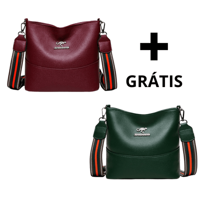 Bolsa de Couro Legítimo Italy (COMPRE 1 LEVE 2)