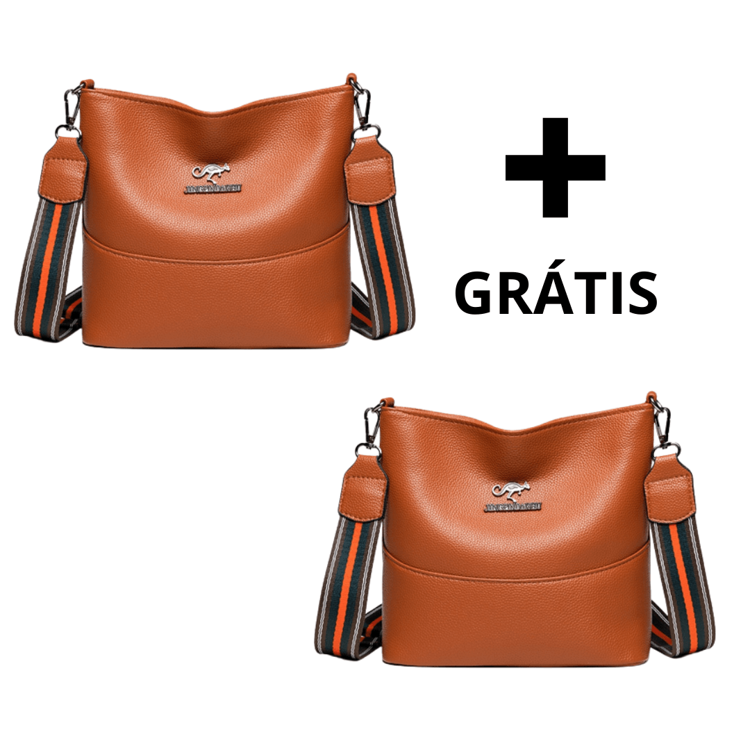 Bolsa de Couro Legítimo Italy (COMPRE 1 LEVE 2)