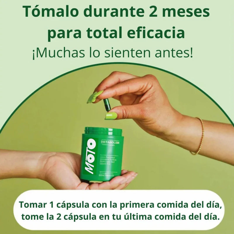 Moto - Cápsulas Aceleradoras del Metabolismo