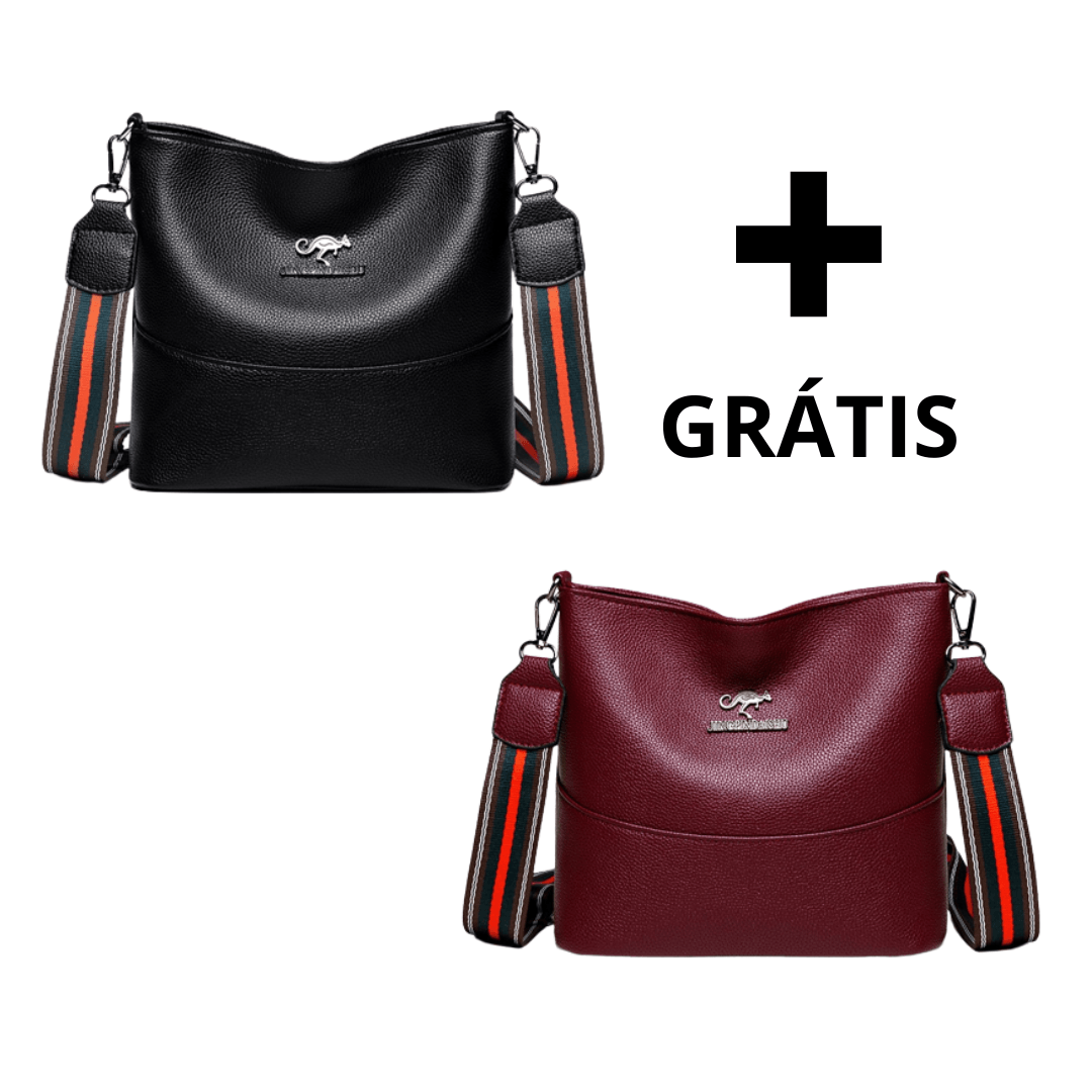 Bolsa de Couro Legítimo Italy (COMPRE 1 LEVE 2)