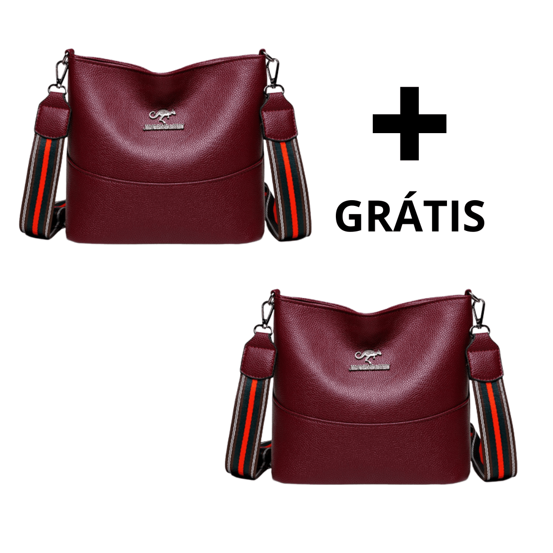 Bolsa de Couro Legítimo Italy (COMPRE 1 LEVE 2)