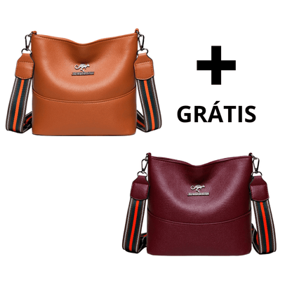 Bolsa de Couro Legítimo Italy (COMPRE 1 LEVE 2)