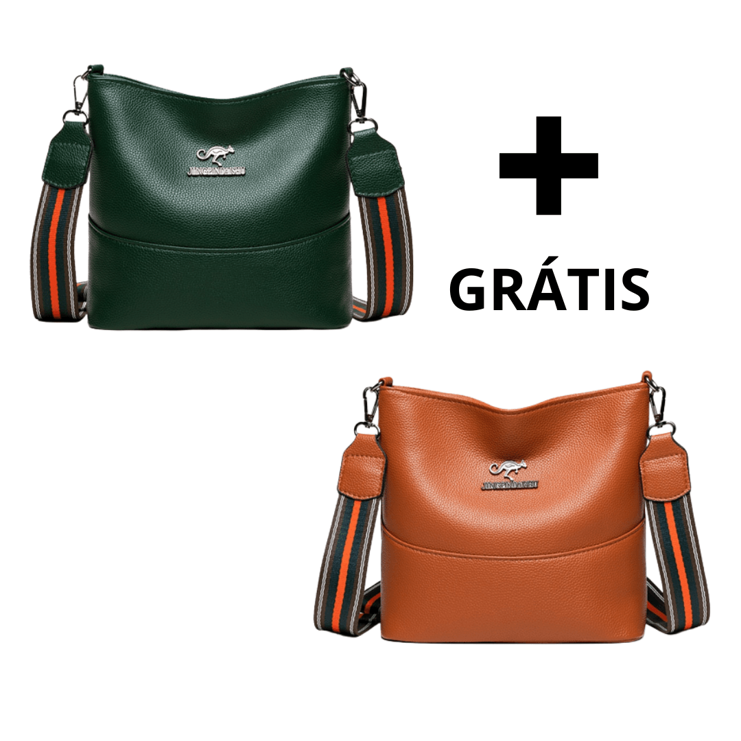 Bolsa de Couro Legítimo Italy (COMPRE 1 LEVE 2)