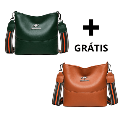 Bolsa de Couro Legítimo Italy (COMPRE 1 LEVE 2)