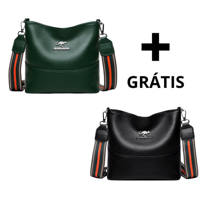 Bolsa de Couro Legítimo Italy (COMPRE 1 LEVE 2)