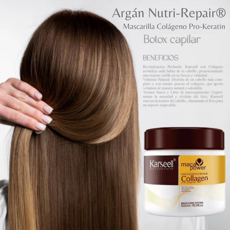 Argán Nutri-Repair® | Mascarilla Colágeno Pro-Keratin