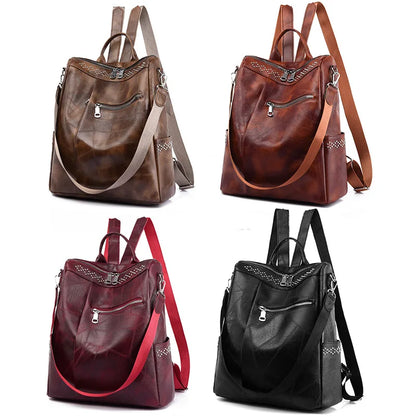 Women’s Leather Backpack – Lovenno Herika