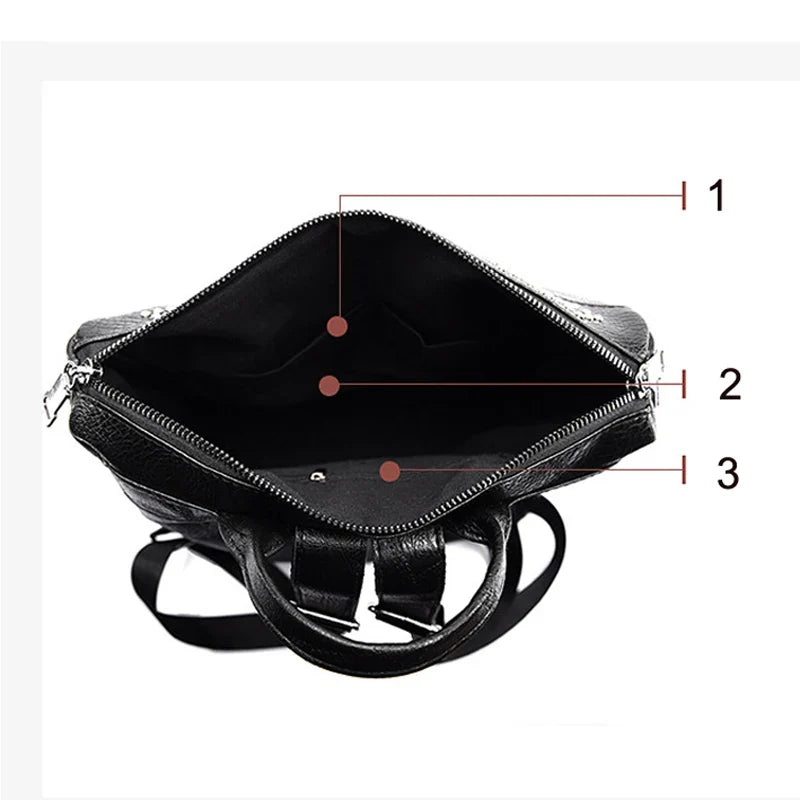 Women’s Leather Backpack – Lovenno Herika