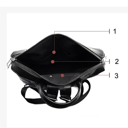 Women’s Leather Backpack – Lovenno Herika