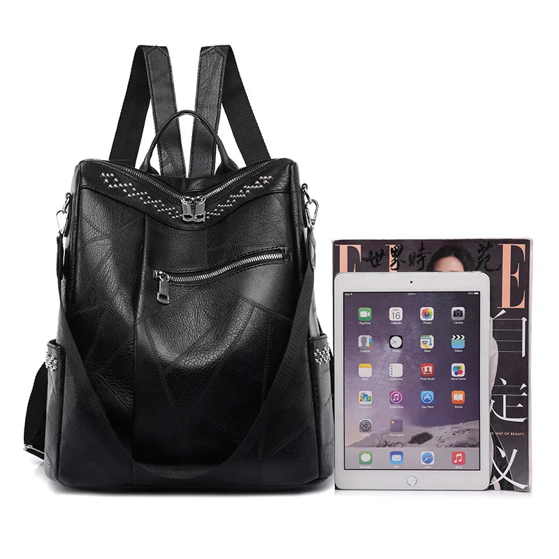 Women’s Leather Backpack – Lovenno Herika