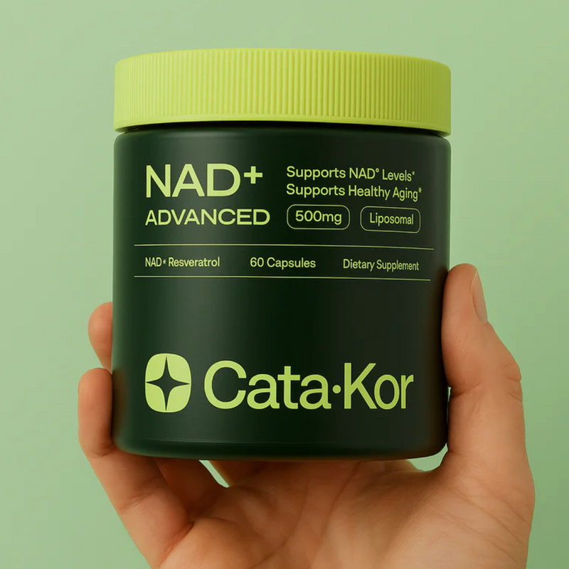 NUEVO NAD+ ADVANCED - Suplemento Antienvejecimiento, Energía y Enfoque (60 Cápsulas)