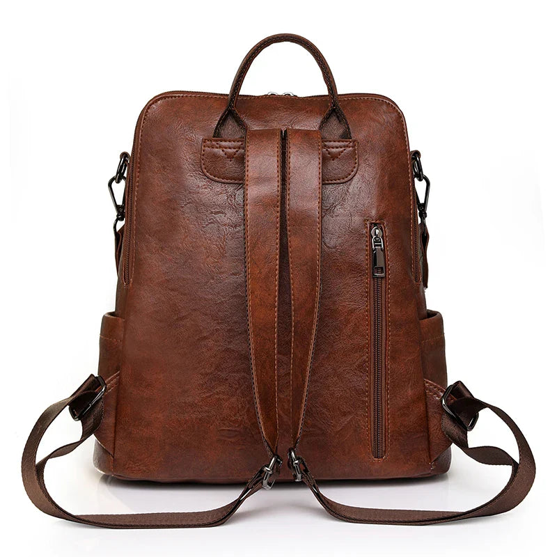 Women’s Leather Backpack – Lovenno Teenage