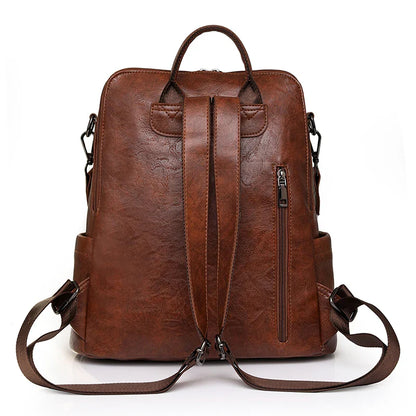 Women’s Leather Backpack – Lovenno Teenage