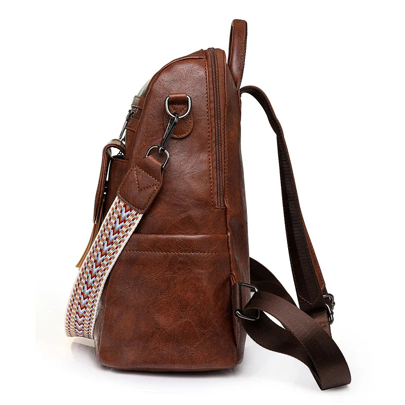 Women’s Leather Backpack – Lovenno Teenage