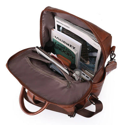 Women’s Leather Backpack – Lovenno Teenage