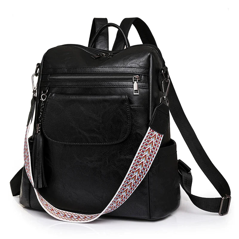 Women’s Leather Backpack – Lovenno Teenage