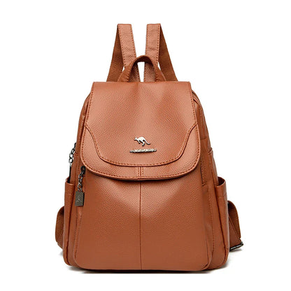 Mochila de Couro Feminina - Philie Elisa