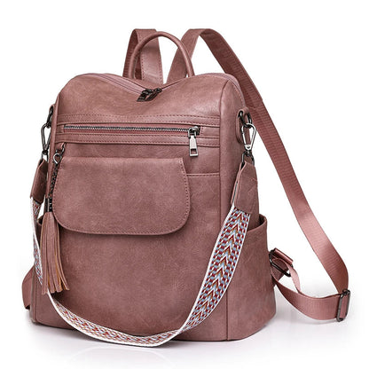 Women’s Leather Backpack – Lovenno Teenage