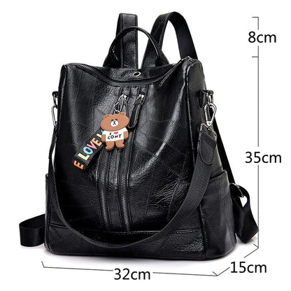 Mochila Feminina de Couro - Philie Loretta